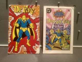 Vintage Kenner Powers Dc Comics Dr.  Fate 15 Comic & Bio Card