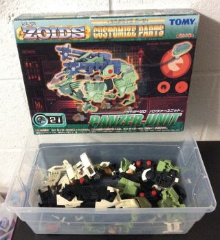 Zoids Liger Zero W/customized Parts Panzer Unit Cp21 Incomplete? Look