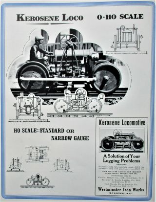 HO or HOn3: Kerosene Locomotive,  from the Westminster BC Iron prototype 2