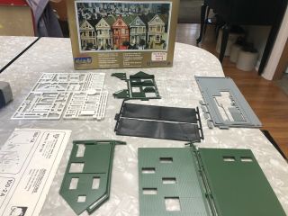 Vintage Ho Ihc Homes Of Yesterday And Today Kit 100 - 4 Building Train Slot Cars