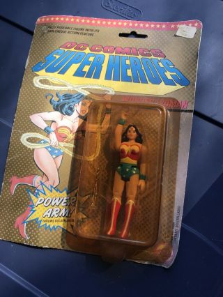 1989 Toy Biz Dc Comics Heroes Wonder Woman Nib Power Arm