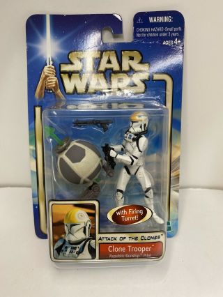 Star Wars Clone Trooper Pilot Attack Of The Clones 3 3/4 " Figure