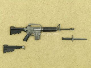 1/12 Scale Toy - Vietnam - Us Infantry - M16a1 Model 653 Rifle W/bayonet