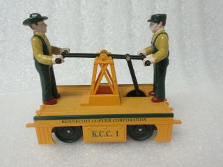 Model Rr - O Gauge - K - Line - Kennecot Copper Corp K.  C.  C.  1 - 2 Man Hand Car K262