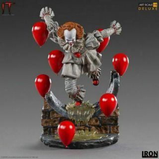 Iron Studios Wbhor31220 - 10 1/10 Pennywise Clown Collectible Figure Statue Toys