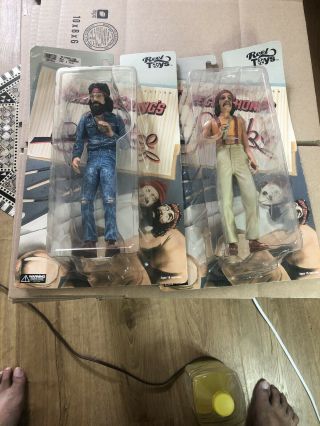 Cheech And Chong Up In Smoke Set Of 2 Action Figures By Reel Toys -