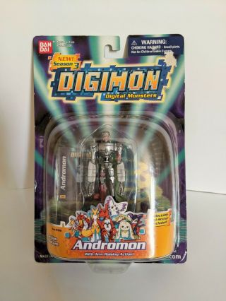 Digimon Digital Monsters Season 3 Andromon With Arm Raising Digi - Warriors
