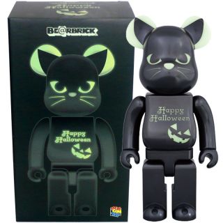 Medicom Be@rbrick Bearbrick Happy Halloween 2016 Black Cat [green] 400 Figure