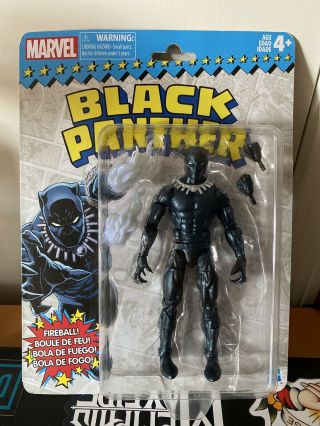 Marvel Legends " Vintage Series " Black Panther 6 - Inch Action Figure
