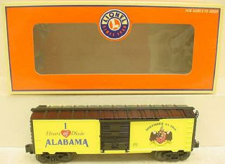 Lionel 6 - 29912 I Love Alabama Boxcar Ln/box