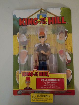 King Of The Hill Dale Gribble Action Figure Toycom 2002 Rare