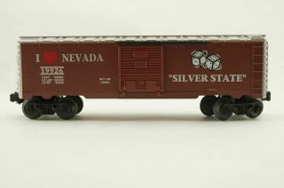 Lionel O Gauge I Love Nevada 19926 Silver State Box Car Boxcar 6 - 19926u