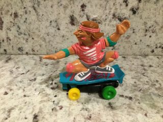 Vintage 1986 Mattel Skateboard Gang Toy Ollie Mctwist Rev Up Figure