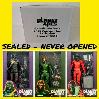 Sdcc 2015 Neca Exclusive Planet Of The Apes Classic Series 3 -