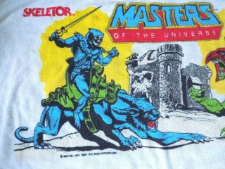 Vintage Masters of the Universe He Man Skeletor Beach Towel 1980 ' s Battle Cat 3