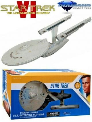 Diamond Select Toys Star Trek Vi U.  S.  S.  Enterprise Ncc - 1701 - A Electronic Ship