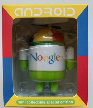 Android Andrew Bell Mini Collectible Figurine Google - Noogler