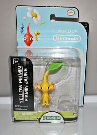 Jakks Mario 2 " World Of Nintendo Series 1 - 5 Yellow Pikmin Figure