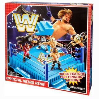 Wwe Mattel Retro Official Wrestling Ring Wwf Hasbro Rare Htf