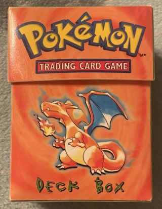 1999 Pokemon Charizard/nidoran Ultra Pro Deck Box