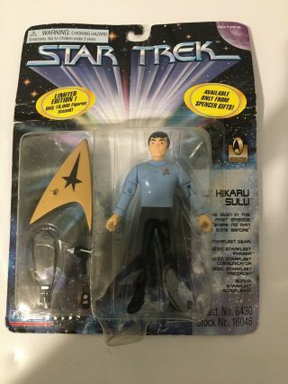 Star Trek Tos Action Figure: Lt.  Sulu From 1st Episode (playmates 1996) Moc