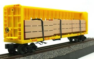 Lionel 6 - 16380: Union Pacific Up Center I - Beam Flatcar With Lumber Load C8