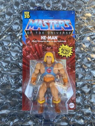 2020 Masters Of The Universe Origins Walmart He - Man Battle Figure Motu