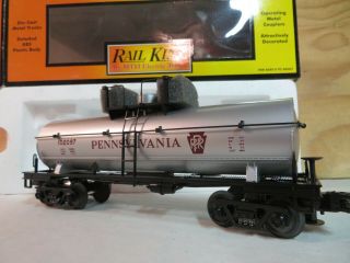 Mth Rail King Train Prr Pennsylvania Railroad Tank Car W/box 30 - 7007e