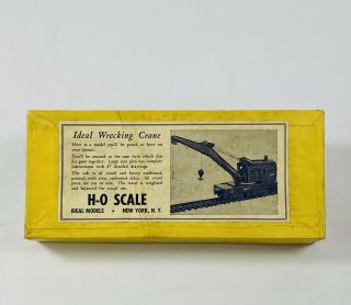 150 Ton Bucyrus - Erie Wrecking Crane Kit By Ideal Models In Ho Scale