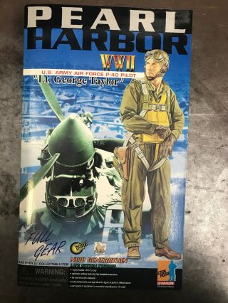 Dragon 1/6 Wwii Pearl Harbor Us Army Air Force P - 40 Pilot Lt.  George Taylor 12 "