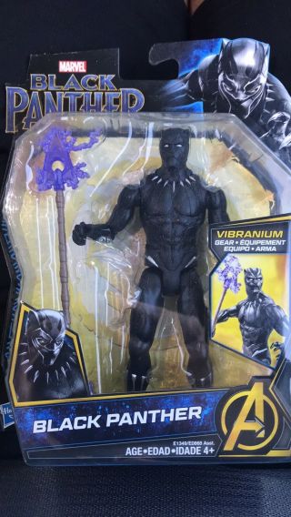 Marvel Universe Black Panther Figure Hasbro And Accessory Chadwick Boseman
