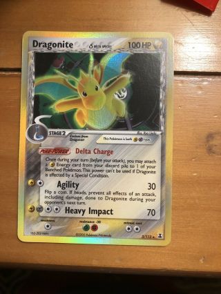 Dragonite - 3/113 Delta Species - Rare Holo - Pokemon Card - Nm