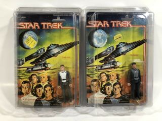 1979 Vintage Mego Star Trek Captain Kirk & Mr.  Spock 3 3/4 " Figures