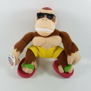 Nintendo 64 Funky Kong Plush Figure Collectibles N64 Toy Store 1999