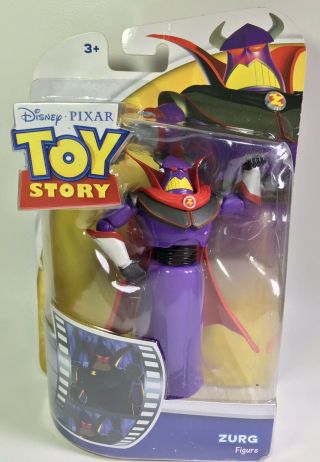 Rare Disney Pixar Toy Story Evil Emperor Zurg 4” Poseable Action Figure