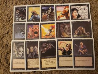 1x MTG REVISED 3rd EDITION Complete Common Set INCLUDES BASIC LANDS 90 Cards 3