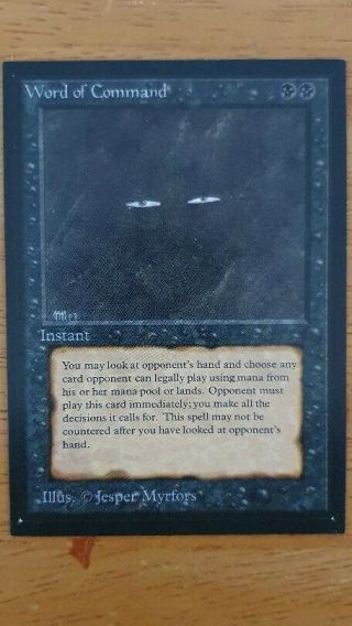 Mtg Magic The Gathering Word Of Command Collectors Edition Ce Nm