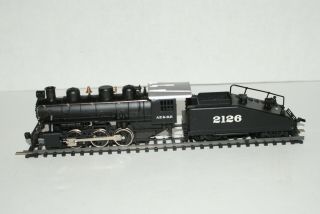 Bachmann Ho Scale At&sf 0 - 6 - 0 Steam Locomotive & Slope Tender