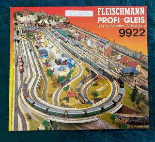Fleischmann Profi - Gleis Das Ho Scholter Gleissystem 9922 Brochure 27 Pgs Layout