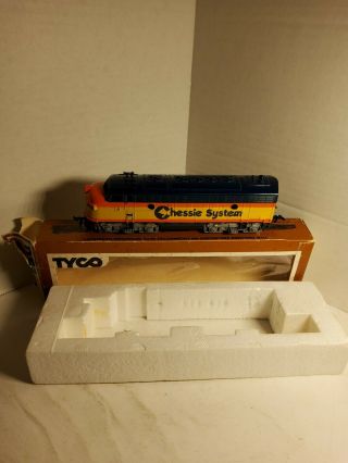 Vintage Tyco Ho Scale Diesel Dummy Locomotive Chessie System 4015