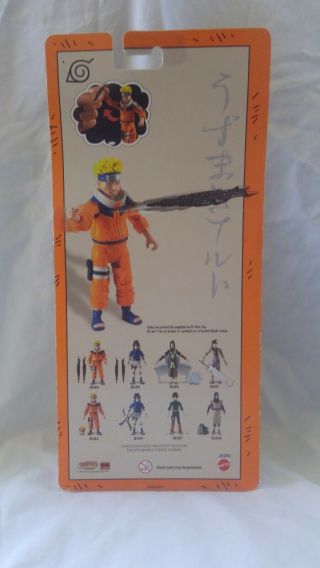 Naruto Action Figure - - Naruto Uzumaki - - Mattel - - 6in - - 2002 2
