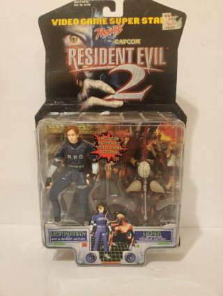 Toy Biz Vintage 1998 Resident Evil 2 Leon Kennedy & Licker Same Day