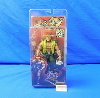Guile Action Figure Street Fighter Iv Neca 2009 Sdcc Exclusive