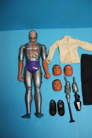 Six million Dollar man Doll figure MASKATRON COMPLETE 1976 enemy robot 2