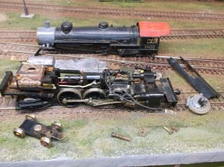 Ho Scale Parts / Repair Steam Locomotive 4 - 6 - 2 Mehano No Tender