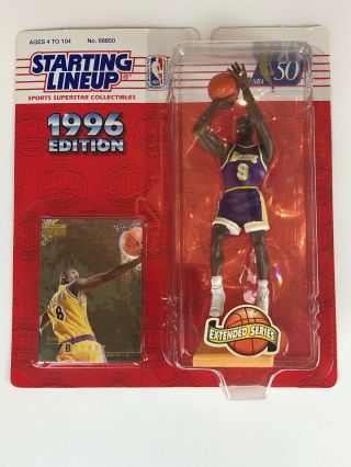 Kobe Brant 1996 Star Rookie Starting Lineup With Card Collectible Kenner