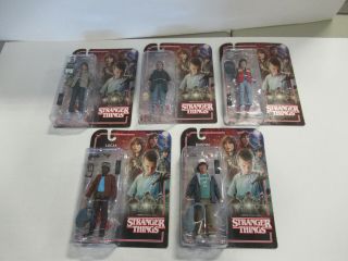 Stranger Things Set Of 5 Figures Mcfarlane Toys Will Eleven Dustin Mike Noc Zq