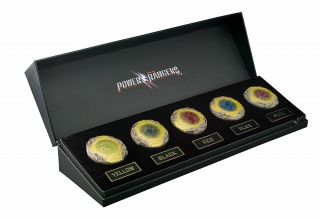 BANDAI POWER RANGERS MOVIE POWER COIN SET LIMITED EDITION LEGACY WITH DISPLAY 3