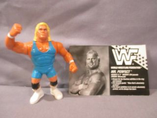 Wwf Wrestling Mr.  Perfect 5 " Action Figure Series 8 Hasbro 1993 Wwe