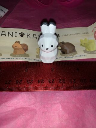 Kawaii Anikaku Animals Blind Capsule Mini Figure White Bunny Rare Usagi